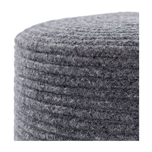 Poppy Pouf Charcoal by Surya - Image 3